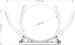 Ronde Balenklem met 1 hydraulische cilinder, Zakelijke goederen, Verzenden