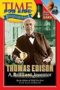Time for kids biographies: Thomas Edison: a brilliant, Boeken, Overige Boeken, Gelezen, Verzenden