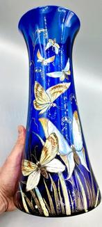 LEGRAS (1839-1916) - Vaas - Zeldzame Grand Vase met een