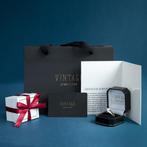 Gouden vintage ring met toermalijn 14 krt, Ophalen of Verzenden, Nieuw