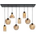 Gouden hanglamp - 8-lichts | L 130cm | E27 fitting - FANTASY, Nieuw, Ophalen of Verzenden, Industrieel, Metaal