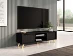 TV Meubel modern Design met pootjes zwart 140cm, Auto diversen, Verzenden, Nieuw