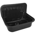 Xellanz Uitstortgootsteen - Glans Zwart - Plaatstaal met, Ophalen of Verzenden, Nieuw