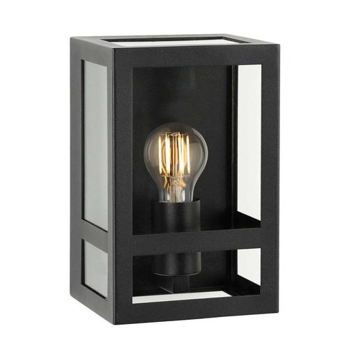 City Muurlamp Zwart met Spiral Sensor LED Buitenverlichting, Tuin en Terras, Buitenverlichting, Verzenden