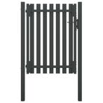 vidaXL Poort 1x1,7 m staal antraciet, Verzenden, Nieuw