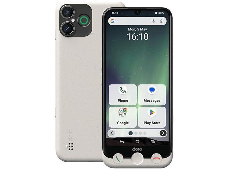 Doro Aurora A30 Senior 128 Gb Bone WhiteWit, Telecommunicatie, Mobiele telefoons | Overige merken, Nieuw, Zonder abonnement, Verzenden