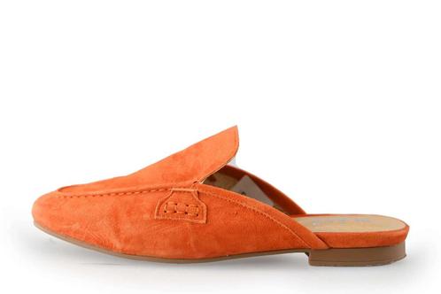 Instappers in maat 39 Oranje | 10% extra korting, Kleding | Dames, Schoenen, Overige kleuren, Zo goed als nieuw, Instappers, Verzenden