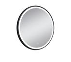 Maro spiegel 800mm rond + Led mat-zwart, Huis en Inrichting, Woonaccessoires | Spiegels, Nieuw