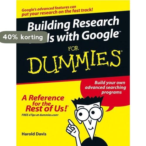 Building Research Tools with Google For Dummies Harold Davis, Boeken, Taal | Engels, Gelezen, Verzenden