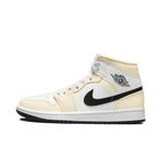 -9% Nike  Nike Air jordan 1 mid coconut milk (w)  maat 35,5, Verzenden, Nieuw, Beige