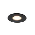 Zwarte mini inbouwspot aluminium, Phobos, 1,5W, 2700K LED,, Ophalen of Verzenden, Nieuw, Basis