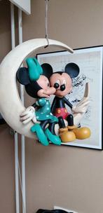 Beeldje - Mickey and Minnie sitting on the moon - Polyester, Nieuw