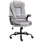 vidaXL Kantoorstoel fluweel lichtgrijs, Huis en Inrichting, Bureaus, Verzenden, Nieuw