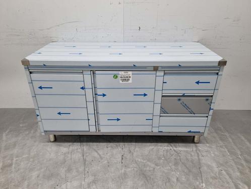 RVS Werkkast Kast Werktafel 2 klapdeuren, 3 laden en, Zakelijke goederen, Horeca | Keukenapparatuur, Nieuw in verpakking, Ophalen of Verzenden