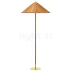 Gubi 9602 Vloerlamp, rotan (Staande lampen, Binnenlampen), Huis en Inrichting, Lampen | Vloerlampen, Verzenden, Nieuw