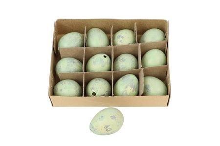 Kwarteleitjes groen - set van 12 stuks leeggeblazen kwartel, Hobby en Vrije tijd, Knutselen, Nieuw, Ophalen of Verzenden