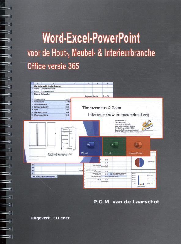 Word Excel PowerPoint voor de hout  meubel  am 9789492518088, Boeken, Studieboeken en Cursussen, Zo goed als nieuw, Verzenden