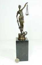 sculptuur, Lady Justice - 33 cm - Brons, Marmer, Antiek en Kunst