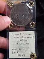 Italië, Koninkrijk Vittorio Emanuele III. 20 Lire 1928