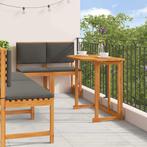 vidaXL Tuin Bistro Set 5 pcs Bruin Massief acaciahout, Tuin en Terras, Verzenden, Nieuw