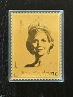 Nederland - Gouden postzegels van Maxima en Willem Alexander, Postzegels en Munten, Postzegels | Nederland, Gestempeld