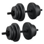Halterset / Dumbells 20 kg - 2-delig - Zandgevuld, Sport en Fitness, Verzenden, Nieuw