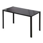 TRUUSK LED Eettafel Keukentafel Voor 4 Personen, Gehard Glas, Huis en Inrichting, Tafels | Eettafels, Verzenden, Nieuw