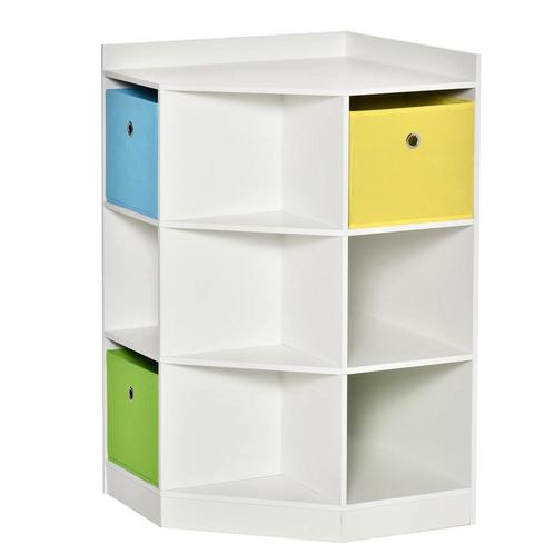 TRUUSK Kinderhoekrek Met 3 Opbergdozen - Speelgoedopslag Voo, Kinderen en Baby's, Kinderkamer | Commodes en Kasten, Nieuw, Verzenden