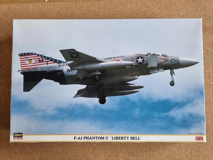 Hasegawa 09509 F-4J Phantom II `Liberty Bell´ 1:48, Hobby en Vrije tijd, Modelbouw | Vliegtuigen en Helikopters, Hasegawa, Verzenden