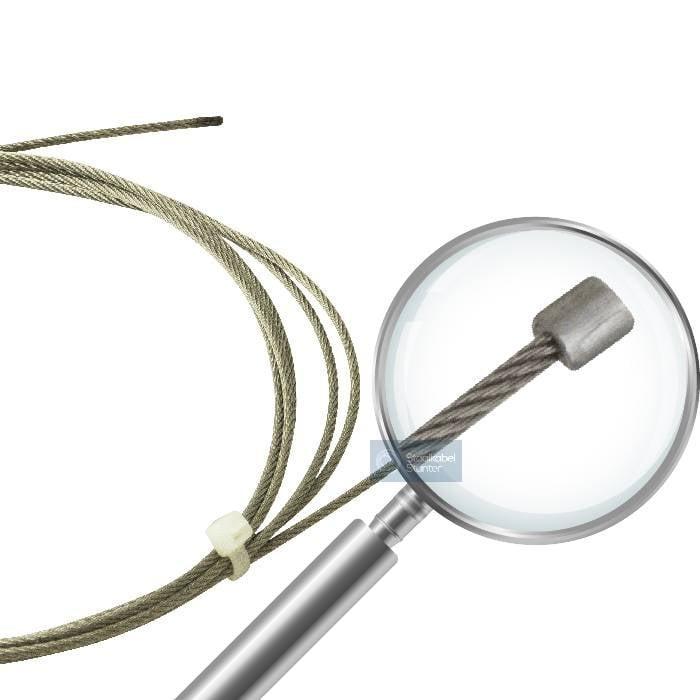 Staalkabel met Eindstop 2,5mm, Doe-het-zelf en Verbouw, IJzerwaren en Bevestigingsmiddelen, Verzenden