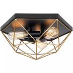 TooLight Plafondlamp - Drie Lichtpunten - Zwart/Goud - El..., Ophalen of Verzenden, Nieuw