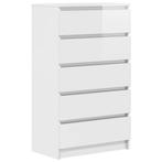 Ladekast 60x36 Wit - OP=OP - Stijlvolle Opberger!, Huis en Inrichting, 5 laden of meer, 100 tot 150 cm, Nieuw, 25 tot 50 cm