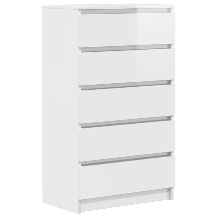 Ladekast 60x36 Wit - OP=OP - Stijlvolle Opberger!, Huis en Inrichting, Kasten | Ladekasten, 5 laden of meer, 25 tot 50 cm, Nieuw