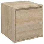 Opbergbox met lade 40,5x40x40 cm bewerkt hout sonoma eike..., Verzenden