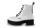 Bullboxer Veterboots in maat 39 Wit | 10% extra korting, Kleding | Dames, Schoenen, Verzenden, Wit, Overige typen, Zo goed als nieuw