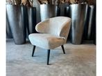 Veiling - Fauteuil - Clubfauteuil - Brody - Velours - Creme, Nieuw