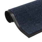 vidaXL Drooglopmat rechthoekig getuft 120x180 cm blauw, Verzenden, Nieuw