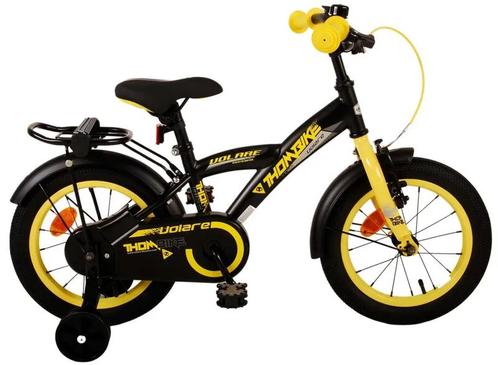 Volare Thombike Kinderfiets - Jongens - 14 inch - Zwart Geel, Fietsen en Brommers, Fietsen | Kinderfietsjes, Nieuw, Ophalen of Verzenden