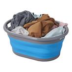 ProPlus Opvouwbare wasmand - 17 liter - blauw/grijs - rui..., Huis en Inrichting, Ophalen of Verzenden
