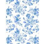 Decopatch papier Bloemen Delftsblauw, Nieuw, Verzenden