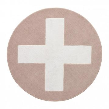Lifetime Kidsrooms Vloerkleed Pink X, 3D Effect beschikbaar voor biedingen