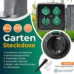 Stopcontact voor tuin - 4 stopcontacten - WiFi - rots /, Verzenden, Nieuw