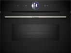 Bosch CMG7761B1 inbouw oven met magnetron - zwart, 45 tot 60 cm, Verzenden, Hete lucht, Nieuw