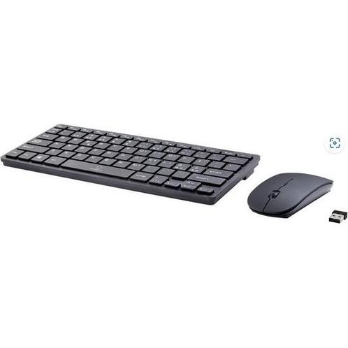 Renkforce RF-KMC-410 draadloos toetsenbord, muis set Duits,, Computers en Software, Overige Computers en Software, Zo goed als nieuw