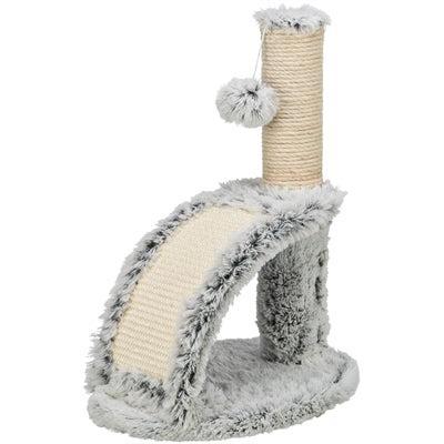 Trixie Junior Krabpaal Harvey Met Borstel Wit / Zwart, Dieren en Toebehoren, Katten-accessoires, Verzenden