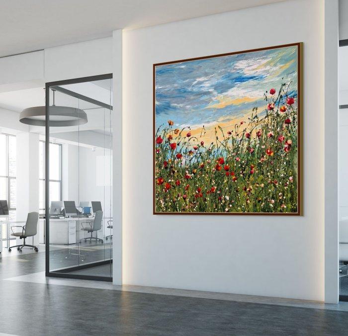 Irina Morisch - Loevely memories Nr.23 - square XXL-, Antiek en Kunst, Kunst | Schilderijen | Modern