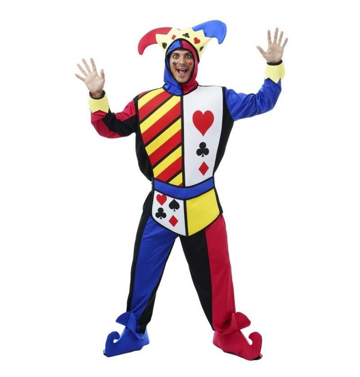 Crazy Joker Outfit Meerkleurig, Kleding | Heren, Carnavalskleding en Feestkleding, Nieuw, Ophalen of Verzenden