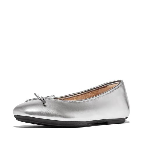 -1% FitFlop  FitFlop Delicato ballerina (metallic)  maat 42, Kleding | Dames, Schoenen, Ballerina's, Nieuw, Verzenden