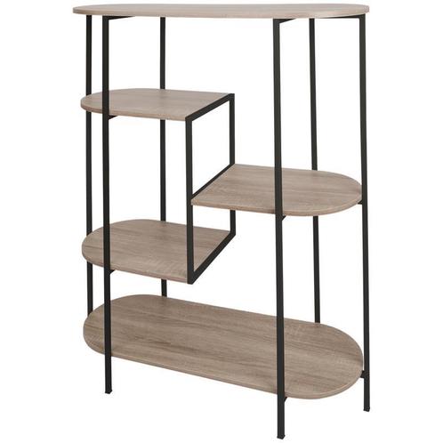 Metalen wandkast - donkerbruin - 76 x 30 x 95 cm, Huis en Inrichting, Kasten | Wandmeubels, Nieuw, 150 tot 200 cm, Verzenden
