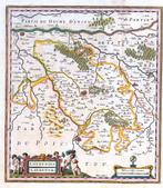 Frankrijk - Vienne, Loudun, Mirebeau; Hondius / Janssonius -, Nieuw